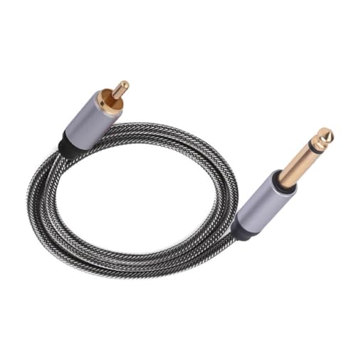 Azxcvbnm Professionelle 6 35mm Zu Sound Adapter Kabel Stecker Auf Stecker Sound Kabel Kabel Einfache Verbindung Zubehör Für Power Verstärker von Azxcvbnm