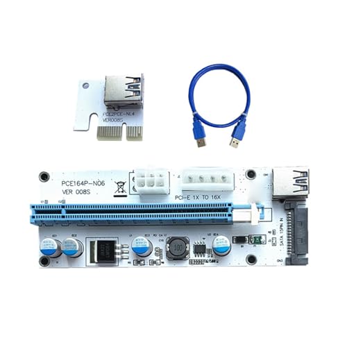 Azxcvbnm VER008S PCIe Zu USB3.0-Übertragungsverlängerungsadapter 6-poliger Stromanschluss Schnelle Datenverwaltung von Azxcvbnm