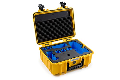 B&W Transportkoffer Outdoor - für Drohne DJI Mavic 3, DJI Mavic 3 Fly More Combo oder DJI Mavic 3 CINE Premium Combo - Typ 4000 - Gelb - Wasserdicht nach IP67 Zertifizierung, Staubdicht, Unverwüstlich B&W Transportkoffer Outdoor - für Drohne DJI Mavic 3, DJI Mavic 3 Fly More Combo oder DJI Mavic 3 CINE Premium Combo - Typ 4000 - Gelb - Wasserdicht nach IP67 Zertifizierung, Staubdicht, Unverwüstlich von B&W International