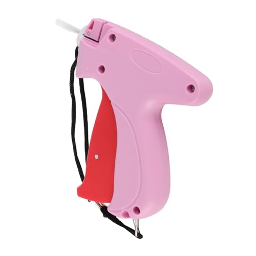 Schnellfixierer für Kleidung, Mini-Stichsäumpistole für Alle Stoffe, Tragbare Schnellreparatur-Nähmaschine, Einfache Anbringung von Knöpfen mit Kleidungsstückverbinder (Rosa) von BAFOVY