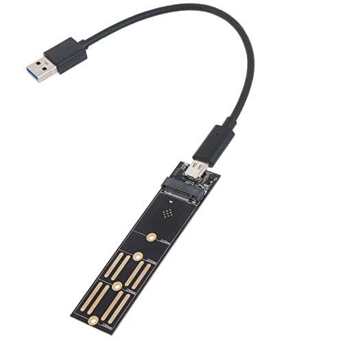 BAHJKASD 10 Gbit/s NGFF M.2 Festplatte Zu USB 3.1 Adapter SSD Zu USB Konverter Unterstützt M.2 NVME 2230/2242/2260/2280 SSD von BAHJKASD