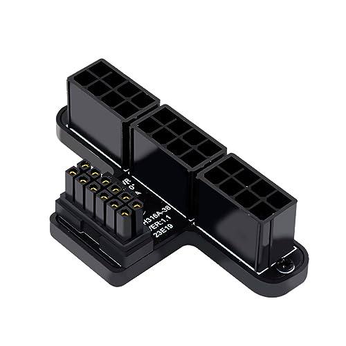 BAHJKASD ATX3.0 12VHPWR 12+4Pin auf 3x8Pin Power Converter Adapter für Desktops und Grafikkarten der Serie 40 von BAHJKASD