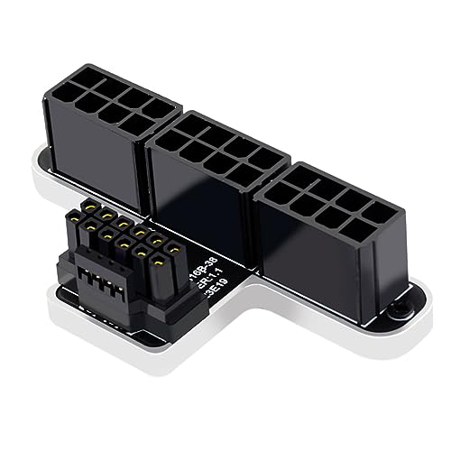 BAHJKASD ATX3.0 12VHPWR 12+4Pin auf 3x8Pin Power Converter Adapter für Desktops und Grafikkarten der Serie 40 von BAHJKASD