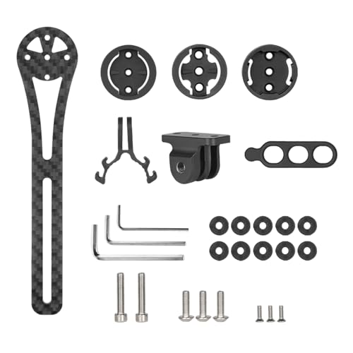 BAHJKASD Fahrräder Computer Halterung CarbonFaser Mountainbike Lenker Kilometerzähler Stoppuhren Rack Sport Kamera Halterung von BAHJKASD