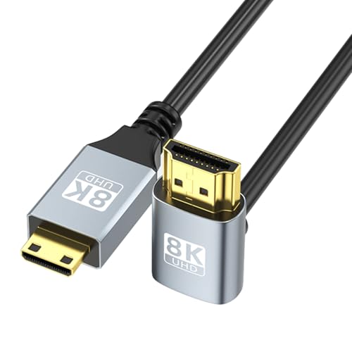 BAHJKASD Kompatibler Stecker Auf Kompatiblen Stecker Videokabel 8K@60Hz Schnelles Geschwindigkeitskabel Mit Ethernet Für Kamera HDTV Laptop von BAHJKASD