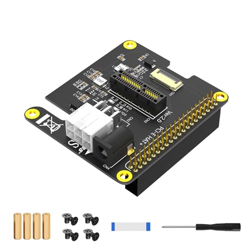 BAHJKASD PCIE 1X Adapter Mit Kabel 6-polige Anschlüsse Externe 12-V Stromversorgung 40-poliger GPIO Header Für Entwicklungsplatine von BAHJKASD