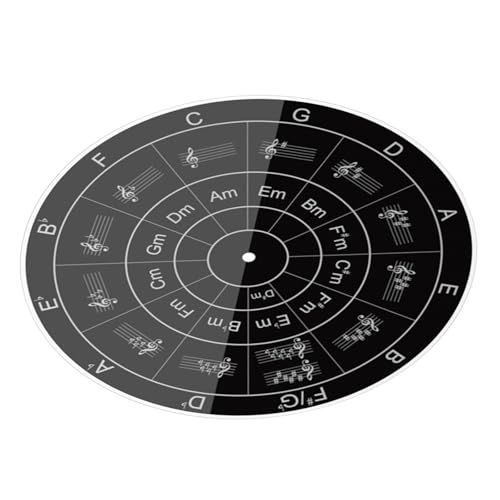 Schallplatten Acrylmatte 11 4-Zoll Acryl Plattenspielermatte Für Verbesserte Klangklarheit Auf Standard Plattenspielern von BAHJKASD