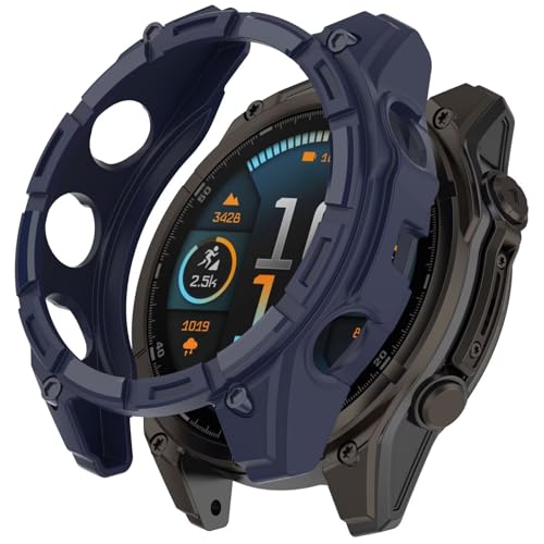 BAIDIYU Hülle Kompatibel mit Garmin Fenix 8 47mm,Harter PC, Ultradünn, Sturzsicher, Kratzfest, Smartwatch Schutzhülle Kompatibel mit Garmin Fenix 8 47mm.(WYL) von BAIDIYU