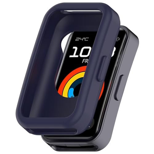 BAIDIYU Hülle Kompatibel mit Huawei Band 9 NFC,Harter PC, Ultradünn, Sturzsicher, Kratzfest, Smartwatch Schutzhülle Kompatibel mit Huawei Band 9 NFC.(Marineblau) von BAIDIYU