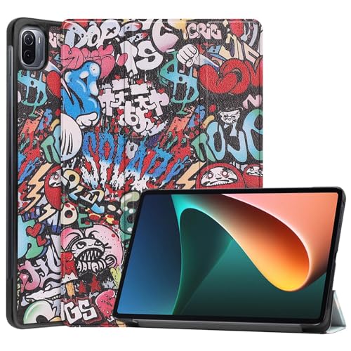 BAIDIYU Hülle Kompatibel mit Lenovo Legion Y700 2025, Ultraleichte Schutzhülle mit Standfuß und automatischer Sleep/Wake-Funktion, Schutzhülle Tablet.(Graffiti) von BAIDIYU