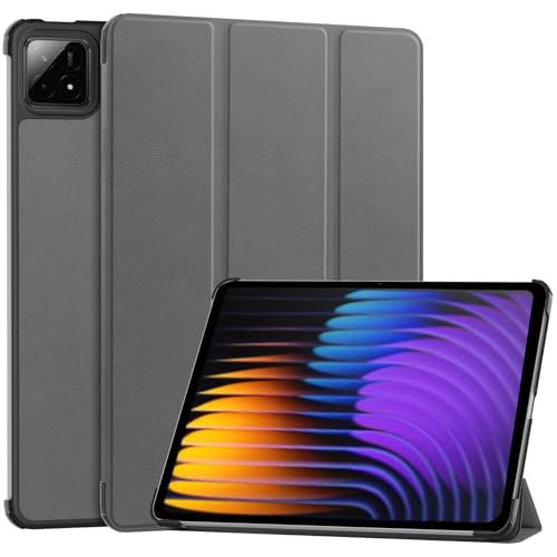 BAIDIYU Hülle Kompatibel mit Xiaomi Pad 7 Pro, Ultraleichte Schutzhülle mit Standfuß und automatischer Sleep/Wake-Funktion, Schutzhülle Tablet.(Grau) von BAIDIYU