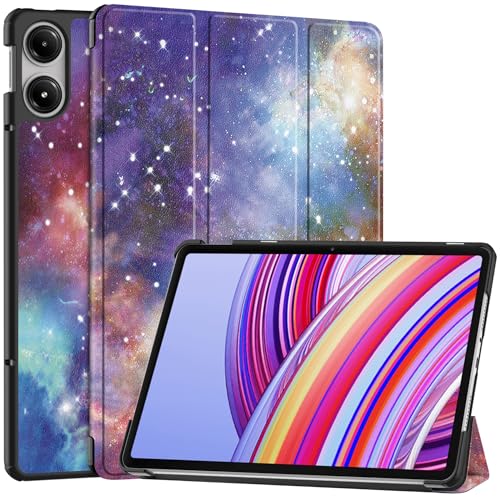 BAIDIYU Hülle für Xiaomi Redmi Pad Pro, Ultraleichte Schutzhülle mit Standfuß und automatischer Sleep/Wake-Funktion, Hülle für Xiaomi Redmi Pad Pro Tablet.(Galaxis) von BAIDIYU