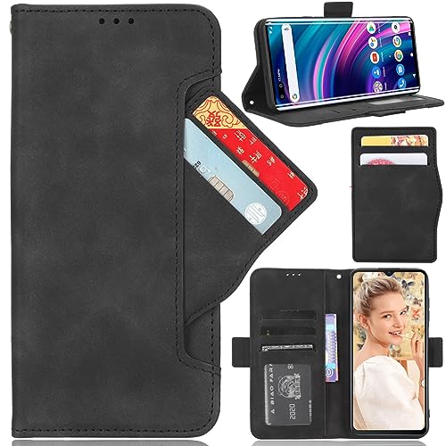 BAILI Lederhülle für Redmi Turbo 4 5G Hülle, Tasche Cover Etui Handyhülle für Redmi Turbo 4 5G, Schwarz von BAILI