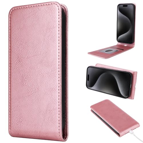 BAILI für Infinix Hot 50 4G Brieftaschen-Schutzhülle mit Kartenfächern, Ständer, Magnetverschluss, Hülle für Infinix Hot 50 4G-Rosa von BAILI