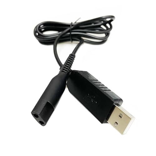 BAIRU Tragbares USB Ladekabel Für Elektrorasierer Der Serien Braun1-9 Und Ladegerät. Ladekabel Für Rasierer von BAIRU