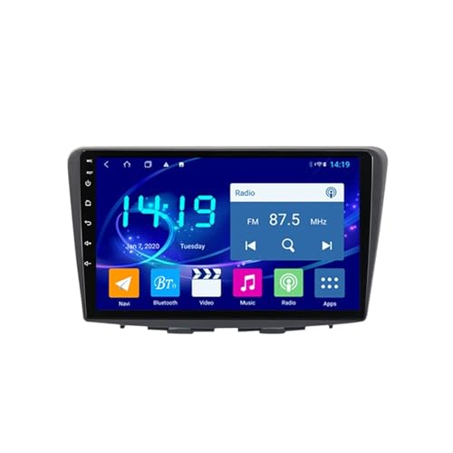 Android Autoradio Stereo 9 Zoll HD Digital Multi-Touchscreen Für Suzuki Baleno 2015-2018 Android Auto Mit Navigation Bluetooth-Unterstützung Radio Lenkradsteuerung DAB Mit Rückfahrkamera(4-Core WIFI 2 von BAIWAAG