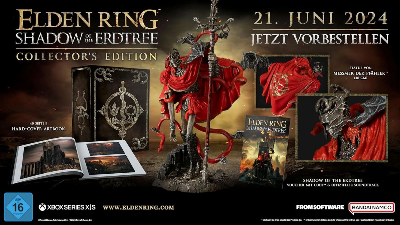 Elden Ring: Shadow of the Erdtree - Collector's Edition Xbox Series X von BANDAI NAMCO