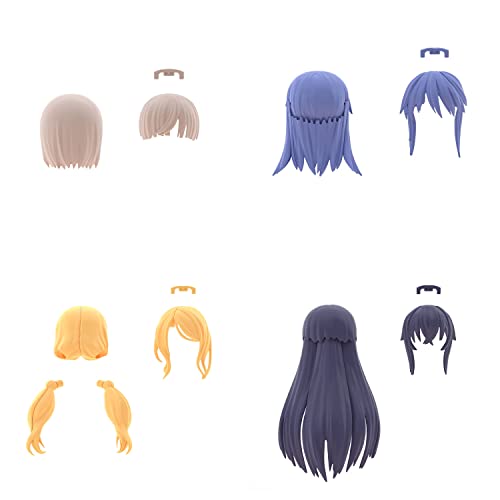 BANDAI 30MS - Option Hair Style Parts Vol.8 Alle 4 Typen - Modellbausatz von BANDAI SPIRITS