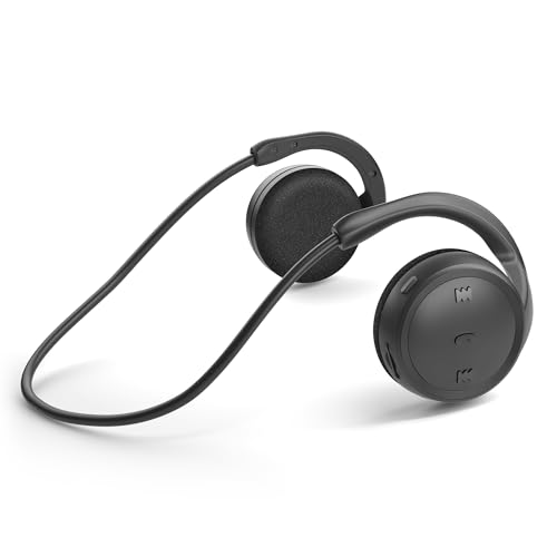 Bluetooth Kopfhörer On Ear Kabellose Kopfhörer Sport mit TF-Karte/Sprachanruf/Stereo Mikrofon,Headset Bluetooth Faltbar & Tragbar,Wasserdichter Schweiß Sportkopfhörer für Laufen Training (Schwarz) von BAOZILY