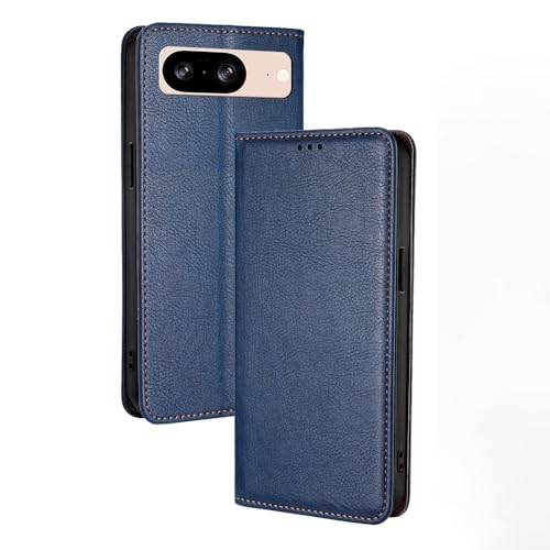 BARALARIQIU Handyhülle für Oppo A60 4G Hülle, Lederhülle Schutzhülle Tasche für Oppo A60 4G Hülle Wallet Kartenfach Standfunktion Klappbar Flip Case Hülle-Blau von BARALARIQIU