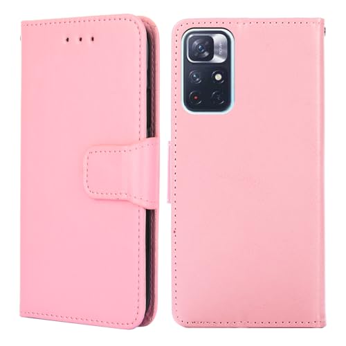 BARALARIQIU Wallet Case Kompatibel für Xiaomi Poco X7 Pro 5G hülle 6,67 Zoll,[Premium PU Leder] [RFID-Blocker][Kartenfach] Flip Echt Leder Klapphülle Handytasche,Schutzhülle Klappbar Flipcase-Rot von BARALARIQIU