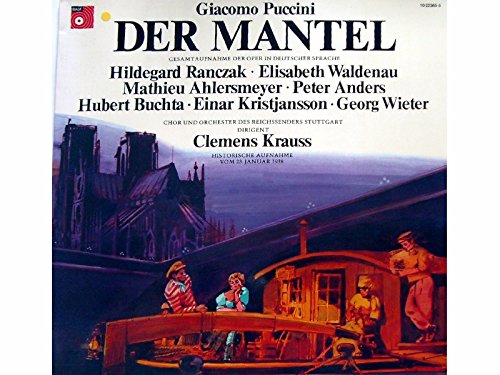 Puccini: Der Mantel [Vinyl LP record] [Schallplatte] von BASF