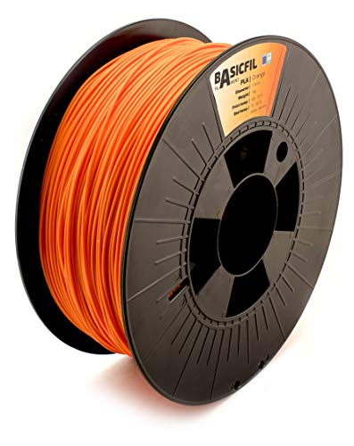 BASICFIL PLA (3D Drucker Filament), 1.75mm, 1kg, Orange von BASICFIL