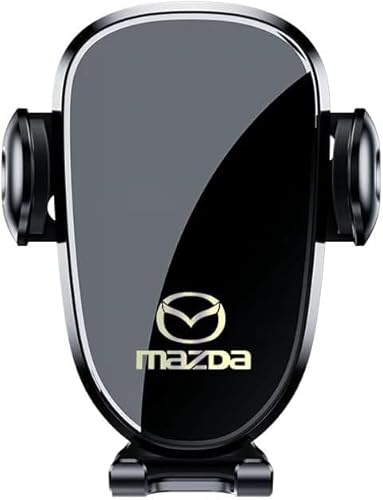 BAUFAS Auto Handyhalterung für Mazda CX-5 2017-2023,Handy KFZ Halterungen Hakenclip Beine und Doppelte Unterstützung Stabilere Schutz 360° Drehbar EIN-Knopf-Release Kfz-Zubehör von BAUFAS