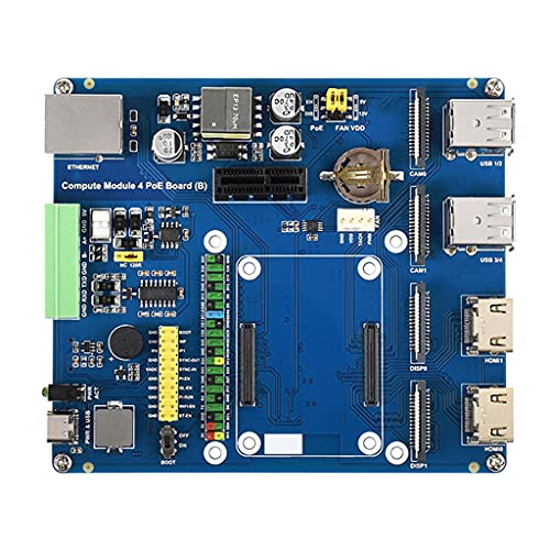 USB HUB Basis Erweiterungsplatine (B) Für RPI CM4-Rechenmodul Kernplatine Mit 40-poliger GPIO Schnittstelle Cm4-Platinenstromversorgung von BAYORE