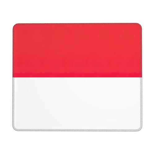 BBEXJIGY Computer-Mauspad mit indonesischer Flagge, Gummiunterseite, Büro-Desktop-Dekoration, Zubehör von BBEXJIGY