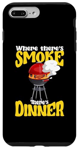 Hülle für iPhone 7 Plus/8 Plus Where There's Smoke There's Dinner BBQ Grillen Kochen von BBQ Accessories Grilling Gifts Barbecue And Smoker
