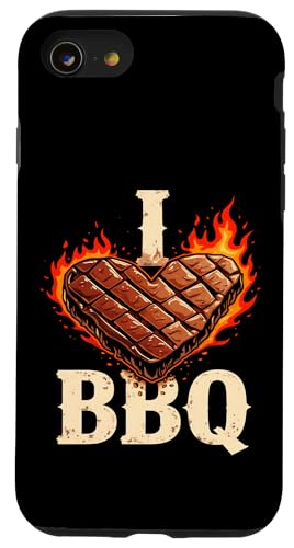 I Love BBQ Lustiges Grillen Hülle für iPhone SE (2020) / 7 / 8 von BBQ Grill Masters