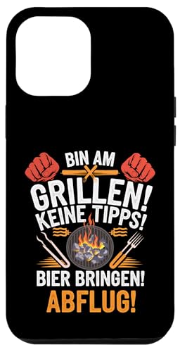 Hülle für iPhone 13 Pro Max Bin Am Grillen Keine Tipps Bier bringen Abflug Grillmeister von BBQ Grill Spruch Apparel