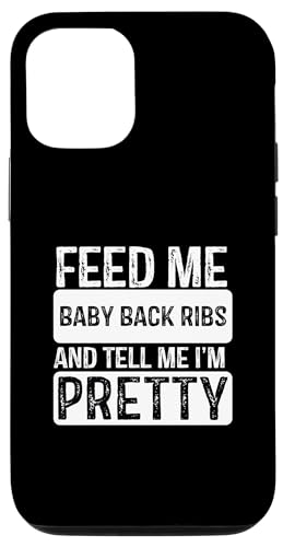 Hülle für iPhone 15 Feed Me Baby Back Ribs BBQ Lover Meat Smoker Grillen von BBQ Grilling Fun Shirts