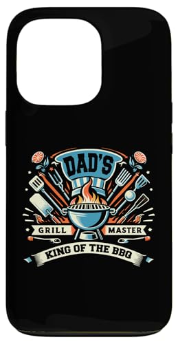 Hülle für iPhone 13 Pro Dad's Grill Master BBQ Lover Lustiger Retro Fan von BBQ Lover Dad Retro Vintage - DressedForDuty