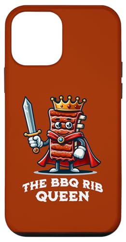 Hülle für iPhone 12 mini BBQ Rib Queen Lustig Barbeque Ribs Lovers Grillen Spruch von BBQ Rib Funny Quote Barbecue Griller