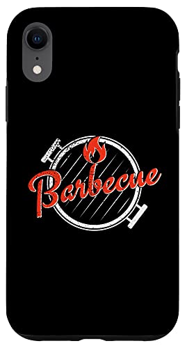 Hülle für iPhone XR Barbecue Grillen von BBQ party barbecue grill tongs Hunger fire men