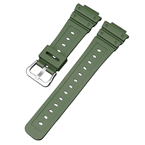 BBZ Weiches, buntes Gummiband für Männer, Schnellverschluss, Harz, Armband, Zubehör, kompatibel mit Casio G-Shock GA-2100 2110 Series von BBZ