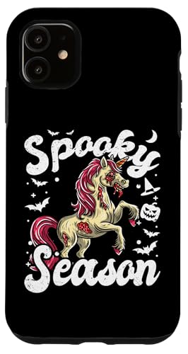 Hülle für iPhone 11 Einhorn Boo Zombie Trick or Treat Halloween Kostüm von BCC Halloween Shirts