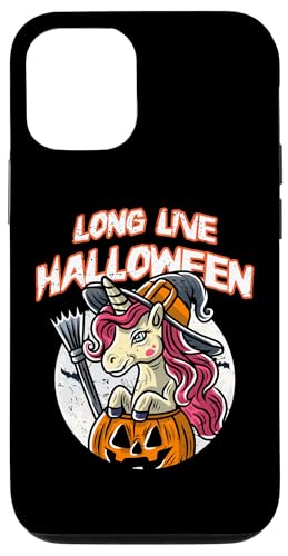 Hülle für iPhone 14 Einhorn Boo Hexe Trick or Treat Halloween Kostüm von BCC Halloween Shirts