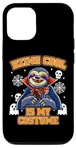 Hülle für iPhone 14 Pro Faultier Boo Vampir Trick or Treat Halloween Kostüm von BCC Halloween Shirts