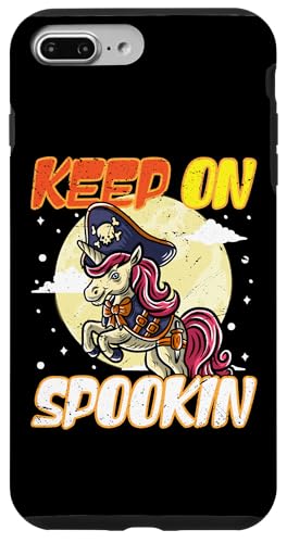 Hülle für iPhone 7 Plus/8 Plus Einhorn Boo Pirat Trick or Treat Halloween Kostüm von BCC Halloween Shirts