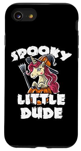 Hülle für iPhone SE (2020) / 7 / 8 Einhorn Boo Hexe Trick or Treat Halloween Kostüm von BCC Halloween Shirts