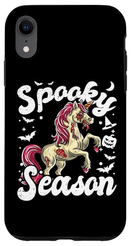 Hülle für iPhone XR Einhorn Boo Zombie Trick or Treat Halloween Kostüm von BCC Halloween Shirts