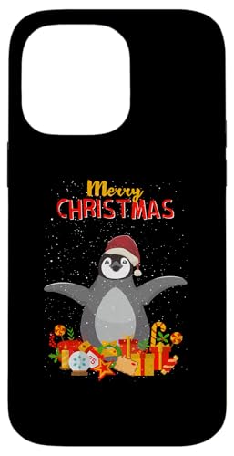 Hülle für iPhone 14 Pro Max Merry Christmas Pinguin Ugly X-Mas Sweater Weihnachtsmann von BCC Santa's Christmas Shirts & Jolly Gifts