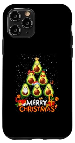 Hülle für iPhone 11 Pro Avocado Weihnachtsbaum Frohe Weihnachten Vegetarier X-Mas von BCC Santa's Christmas Shirts & Weihnachtsgeschenke