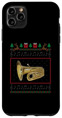 Hülle für iPhone 11 Pro Max All I Want For Christmas Is A Tuba Ugly Sweater Musiker von BCC Santa's Christmas Shirts & Weihnachtsgeschenke