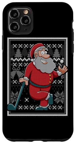 Hülle für iPhone 11 Pro Max Oh Christmas Tee Weihnachtsmann Golf Golfer Ugly Sweater von BCC Santa's Christmas Shirts & Weihnachtsgeschenke