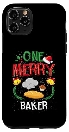 Hülle für iPhone 11 Pro One Merry Baker Bäcker Backen Ugly Christmas Sweater von BCC Santa's Christmas Shirts & Weihnachtsgeschenke