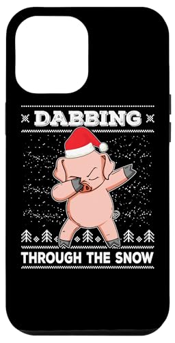 Hülle für iPhone 12 Pro Max Dabbing Through The Snow Schwein Pig Santa Claus Weihnachten von BCC Santa's Christmas Shirts & Weihnachtsgeschenke